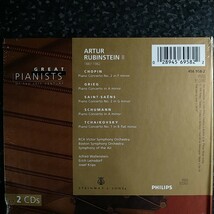 b（未開封 2CD）20世紀の偉大なるピアニストたち　ルービンシュタインⅡ　Rubinstein GREAT PIANISTS OF 20th CENTURY_画像2