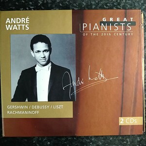 b（2CD）20世紀の偉大なるピアニストたち　アンドレ・ワッツ　Andre Watts GREAT PIANISTS OF 20th CENTURY