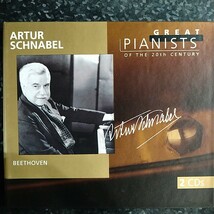 b（2CD）20世紀の偉大なるピアニストたち　シュナーベル　Schnabel GREAT PIANISTS OF 20th CENTURY_画像1