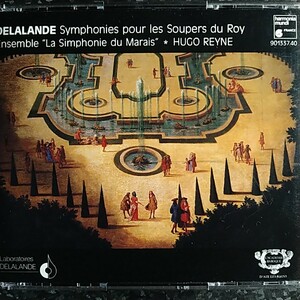 b（西独盤 4CD）ヒューゴ・レーヌ　ドラランド　王の晩餐のためのサンフォニー　ブックレットなし Reyne Delalande Symphonies W.Germany