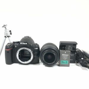 動作確認済み Nikon ニコン D3000 + AF-S DX NIKKOR 18-55mm F3.5-5.6G VR デジタル カメラ AF 一眼レフ ズームレンズ #7217