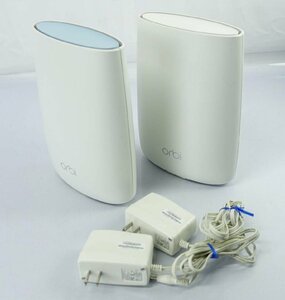 2台セット AC付 初期化済 NETGEAR Orbi RBR50v2 RBS50v2 メッシュ WiFi 無線LAN ネットワーク ルーター AP ネットギア S020541