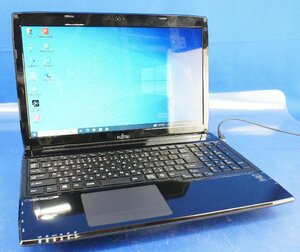 【OSライセンス無し】AC有訳あり 15.6型 富士通 LIFEBOOK AH53/M FMVA53MB/Core i7 4702MQ/メモリ8GB/HDD750GB/Win10 ノート F021303