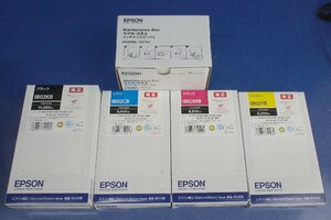 未使用 EPSON メンテナンスボックス T6714/PXMB6 + 純正カートリッジ IB02KB,IB02MB,IB02CB,IB02YB F022905