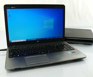 3台set AC無 15.6インチ HP ProBook 450 G1 F2M08AV/Core i5 4200M/メモリ8GB/SSD128GB 120GB/Windows10 OS有 ノート PC S022712K