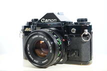 【3ヶ月返品保証】Canon A-1 No.2295529 New FD 50m F1.8 No.2098959 キャノン フィルムカメラ 一眼レフ オールドレンズ 24-006_画像1