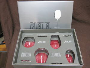 【H022】箱付 RIEDEL リーデル ワイングラス ヴィノム テイスティングセット 4点 ヴィノムシリーズ クリスタルガラス