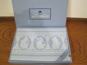 【中558】WEDGWOOD 　ウェッジウッド　形態安定フラットシーツ　140cm×240cm　綿100％　未使用