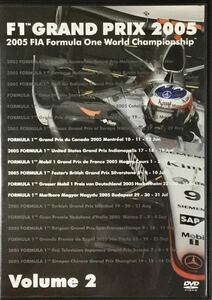 ☆ F1 GRAND PRIX 2005 DVD Vol.2 シューマッハ アロンソ ライコネン フィジケラ