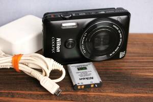 ※きれいな　Nikon　ニコン　COOLPIX S6900 （リッチブラック）作動品　送料520円