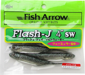 Fish Arrow (フィッシュアロー) ルアー フラッシュJ 4 SW #112 イナッコ/シルバー