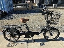 W13　現状のまま 中古電動アシスト自転車 1円売切り！ パナソニック ギュット 黒 配送エリア内は送料3800円でお届