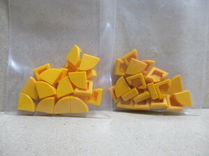 レゴ　パーツ　1/4丸タイル　ブライトオレンジ40個　新品