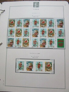 アメリカ切手　1995年9.30　クリアスマス　２０面小型シート他（未使用）