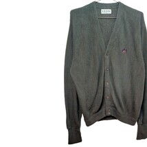 古着　izod　アクリルニットカーディガン　ヴィンテージ　80s　90s　アメリカ製_画像1