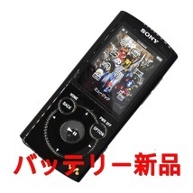 バッテリー新品交換済　美品　動作良好　ウォークマン　NW-S764　8GB　Bluetooth　ブラック