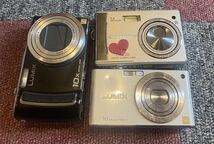 ジャンク品　デジタルカメラ Panasonic DMC-TZ55、DMC-FX37、OLYMPUS X-600、まとめ3台　部品取り_画像2