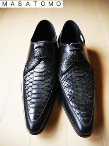 MASATOMO dress shoes python leather 25EEE beautiful goods Shibata .... not ..