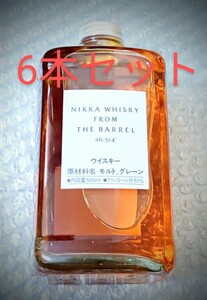 新品 6本セット ニッカウヰスキー フロム・ザ・バレル NIKKA WHISKY FROM THE BARREL フロムザバレル