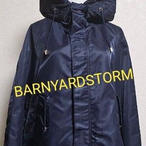 【美品】BARNYARDSTORM バンヤードストーム フードブルゾン 裾絞り 綺麗め ジャケット