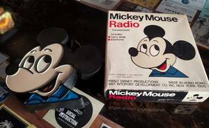 アメリカンビンテージ　アメトイ　アメTOY 当時物ラジオ　ミッキーマウス箱付き
