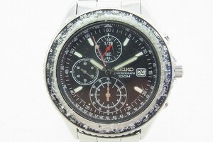 Z417-J10-3268 ◎ SEIKO セイコー クロノグラフ 7T92-0CF0 メンズ クォーツ 腕時計 現状品⑧◎