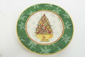 B075-S28-3664 WEDGWOOD ウエッジウッド WINTER FESTIVAL プレート 皿 直径約21cm 現状品⑧