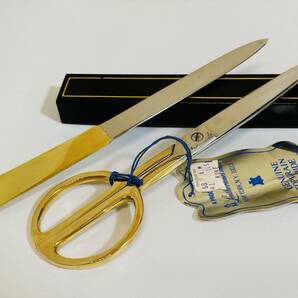 イタリア製ハサミ&ペーパーナイフのセット、専用ホルダー付きの画像4