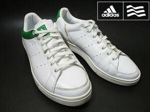 即決■ 完売　アディダス ゴルフ スタンスミス　スパイクレス　アディクロス クラシック　白 緑　25.5cm　adidas GOLF　ゴルフシューズ