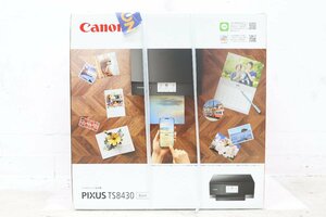 ■新品未開封品■ Canon PIXUS TS8430 BK キヤノン ピクシス インクジェット複合機 プリンター ブラック 家電