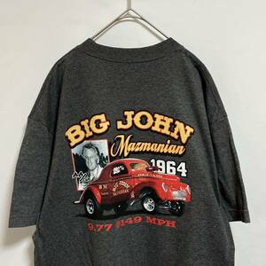 Red Line 半袖Tシャツ アメ車　BIG JOHN Mazmanian1964 バックプリント　サイズＬ