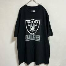 NFL TEAM APPAREL 半袖Tシャツ ラスベガス・レイダース　ビッグロゴプリント　サイズXL_画像4