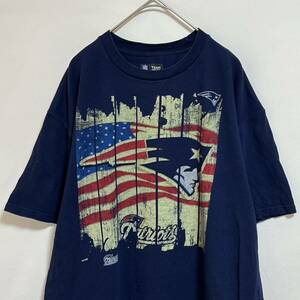 NFL TEAM APPAREL 半袖Tシャツ ニューイングランド・ペイトリオッツ　ビッグロゴプリント　サイズＬ