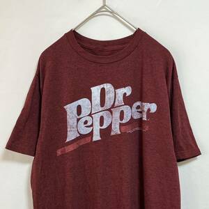 Tee Luv 半袖Tシャツ ドクターペッパー（Dr Pepper）　ロゴプリント　サイズM