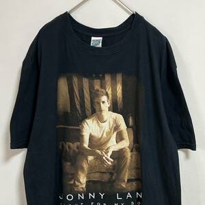 GILDAN ギルダン　半袖Tシャツ Jonny Lang / ジョニー・ラング 2014 ワールドツアー　ミュージックTシャツ ビッグプリント　サイズＬ