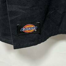 Dickies ディッキーズ　ワークシャツ 半袖シャツ ロゴ　ブラック　ビッグサイズ3XL オーバーサイズ_画像4