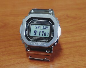 【フルメタル】G-SHOCK GMW-B5000D-1JF 電波ソーラー Gショック CASIO スクリューバック カシオ デジタル腕時計 タフソーラー ジーショック