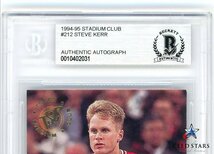 【CS】スティーブ・カー 直筆 サイン 入り ベケット社 鑑定済み TOPPS 1995年 公式カード シードスターズ ステファン・カリー ジョーダン_画像3