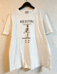 ROTAR｜ローター　半袖　Tシャツ　skeleton T　ドクロ　スカル　ホワイト　白　0202