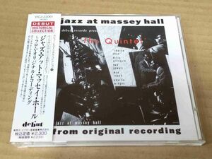 Jazz At Massey Hall From Original Recording The Quintet VICJ-23061 国内盤 CD 帯付 58473