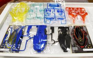  Mini 4WD load Night body exclusive use parts *jado- Ace body exclusive use parts + load Spirit exclusive use parts 2 kind 