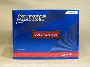 M1-599●即決 送料無料 未使用品 SRIXON AD SPEED ホワイト ゴルフボール 1ダース