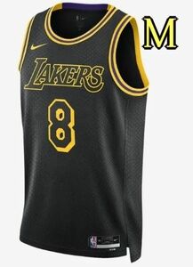 M 送料無料 国内正規 新品 Nike Kobe Mamba Mentality Men's City Eddition Swingman Jersey FN7297-010 Los Angeles Lakers