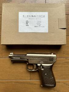 中田商店　文鎮モデルガン　モーゼル　M1914 金色塗装