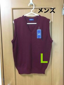 POLOニットベスト メンズ　Lサイズ