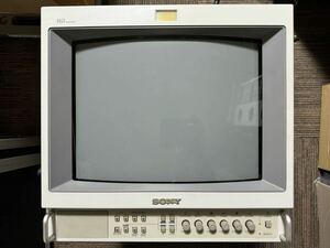 SONY 14型トリニトロンカラービデオモニター PVM-1455MD 中古動作品 96年製 HRトリニトロン ブラウン管 業務用