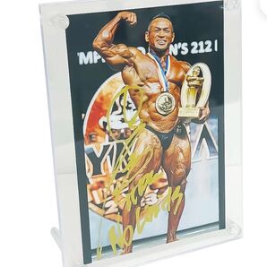 山岸秀匡 ボディビル OLYMPIA優勝記念 直筆サインMasters Olympia 212 優勝 オリンピア トレーニング