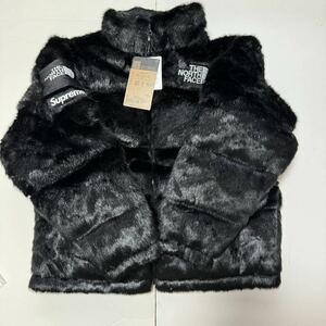 The North Face Faux Fur Nuptse Jacket （Black） 20fw