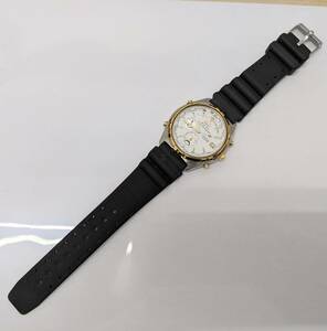 【684】SEIKO　セイコー　クオーツ　腕時計　WORD　TIMER　ワールドタイマー　6M15-0020　クロノグラフ　アラーム　デイト　メンズ　
