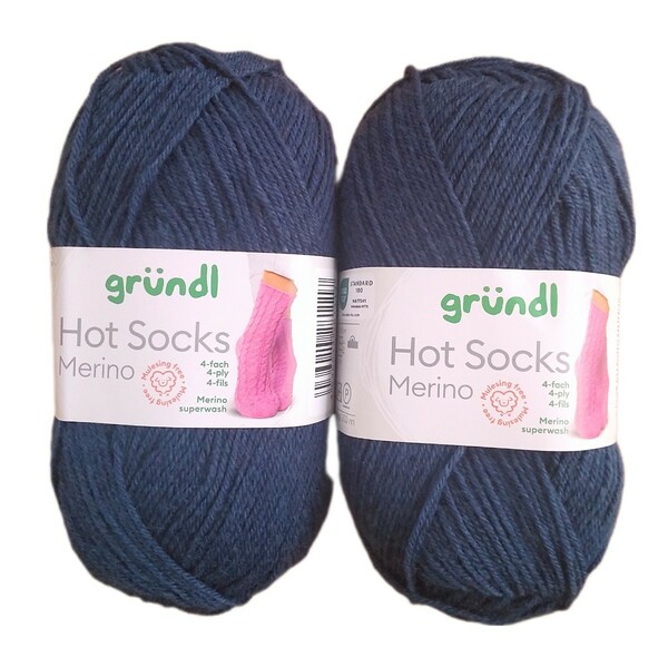 Grndl Hot Socks メリノ　単色　50g　ソックヤーン 毛糸